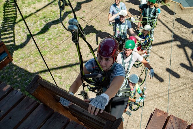 Activity to Open Air Adventure Park. - Choosing 10 feet or 21 feet: comfort level matters here