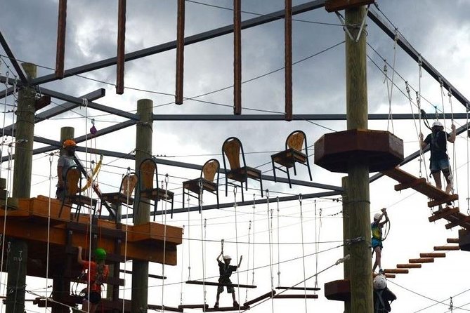 Activity to Open Air Adventure Park. - 1.5 hours on the course: how to pace yourself and not burn out