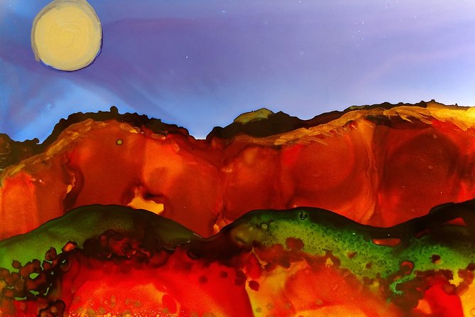 Alcohol Ink Landscape Art Class in Estes Park - Small group size: why this feels personal (not chaotic)