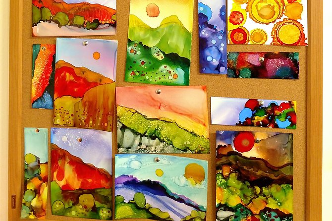 Alcohol Ink Landscape Art Class in Estes Park - Who should book this class (and who might not)