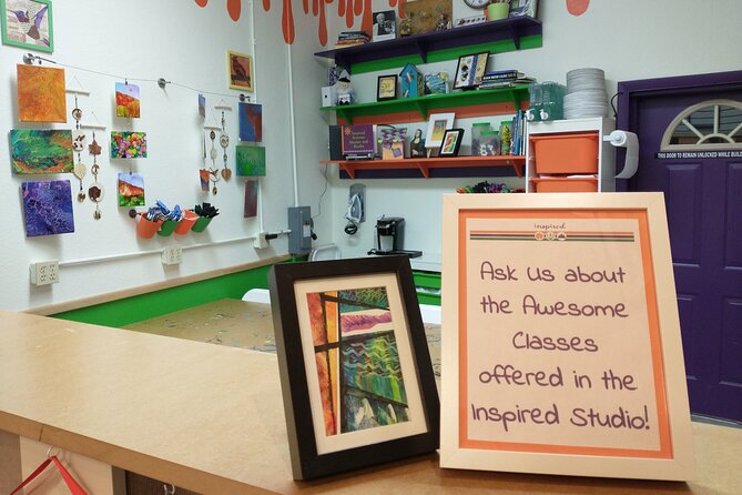 Alcohol Ink Light Boxes - Group size, instruction style, and why the class feels easy