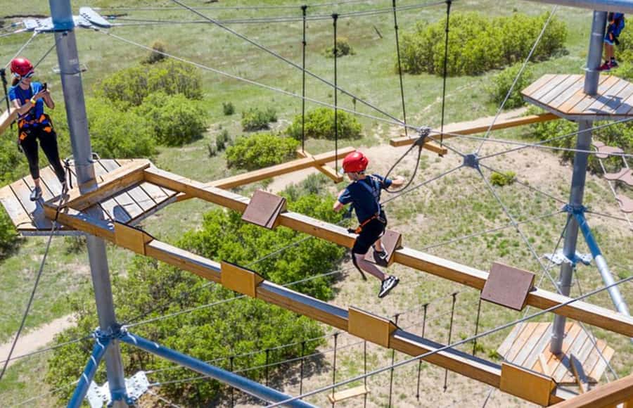 Castle Rock: The EDGE Epic Sky Trek - The Obstacles: A Real Jungle Gym Up in the Sky