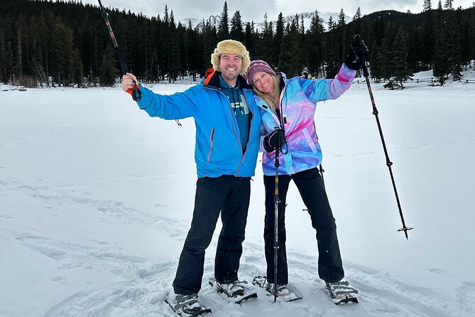 Colorado Snowshoeing Adventure in the Rocky Mountains - From Bergen Park trailhead to Echo Lake, the easy start
