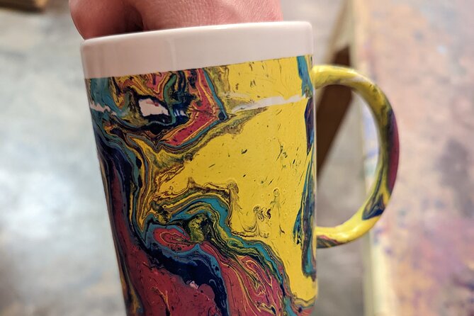Create Your Own Hydro Dipped Tumbler, Mug or Flask in Estes Park - Entering Inspired Artisan Market & Studio: Supplies, Choices, and Setup
