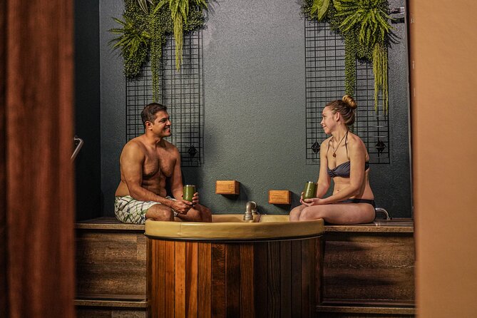 Denver Beer Spa: Colorado's Most Unique Spa Experience For Two - Taproom time after the bath: relax, snack, and reset socially