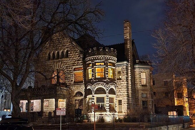 Drinks Included-Twilight Ghost Tour with a Boozy Twist - The “Castle-Like” Pause on Pennsylvania (Stop 5) and the Mad Doctor Site (Stop 6)