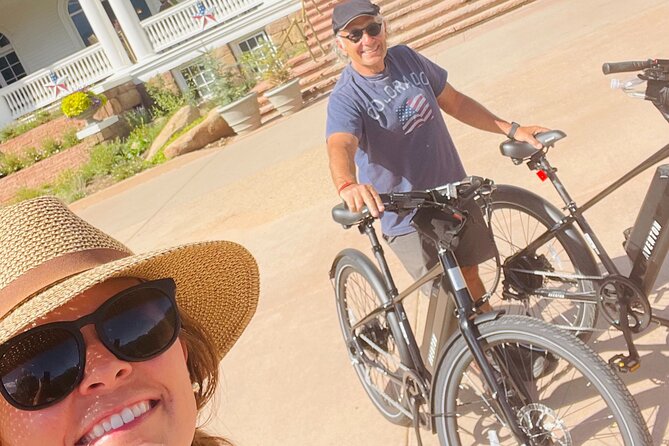 Estes Park Guided EBike Tour Explore a Mountain Town by Ebike - Chrysalis at the Stanley Hotel: stories, spooky vibes, and real estate for photos