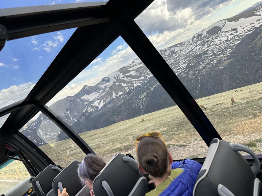 Estes Park: Rocky Mountain National Park Glass-Top Bus Tour - Trail Ridge Road up to 12,183 ft: the highest paved driving with panoramic views