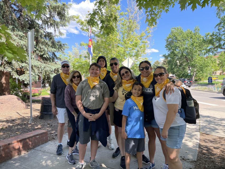 Golden: Wild West Walking Tour - The gold bandana souvenir: small item, big photo value