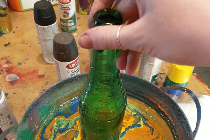 Hydro Dipped Hummingbird Feeder - Why Estes Park in Summer Makes This Class Extra Worth It