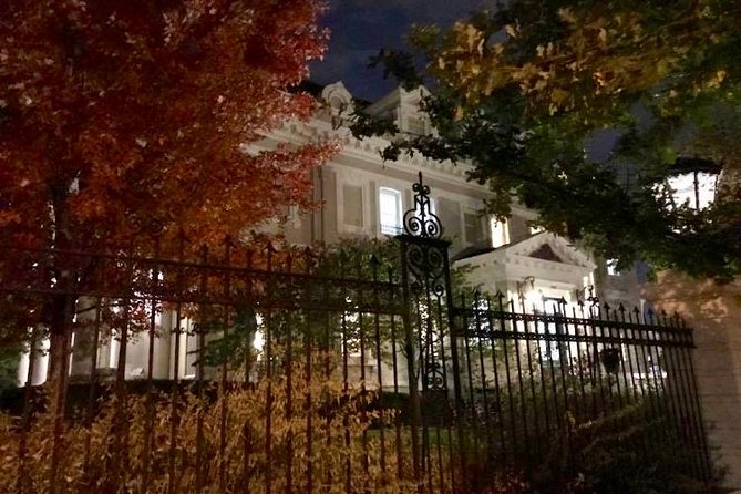 Twilight Ghost Tour - Poets Row and the Art Deco Block With a Colorado Capitol View