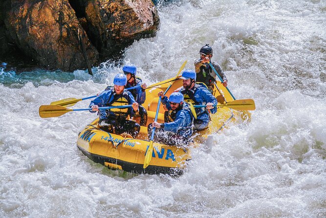 Upper Clear Creek Whitewater Rafting plus Cliffside Zipline from Idaho Springs - Safety Gear: Included for the Water, Included for the Air