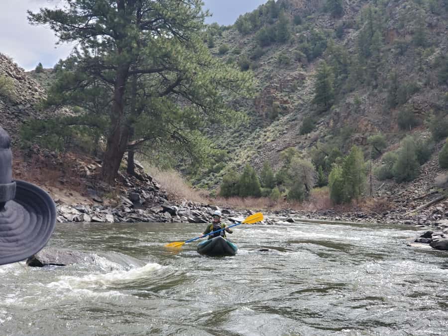 Vail CO: Kayak the Gorgeous Colorado River - guided 1/2 day - Wildlife spotting and canyon scenery: the Colorado you actually remember